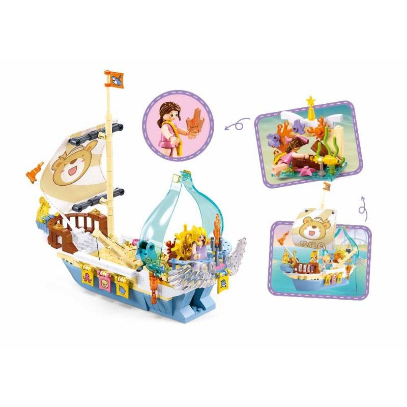 Sluban Girls Dream Jewel Boat (287 Pieces)