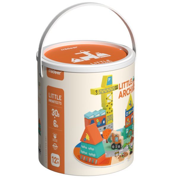 MiDeer Little Architect Wooden Blocks