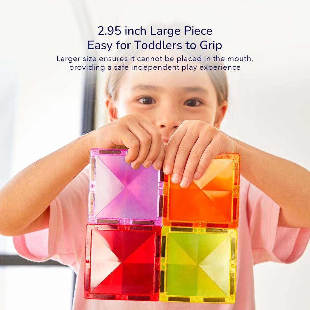 MiDeer Colourful Magnetic Tiles (100 Pieces)