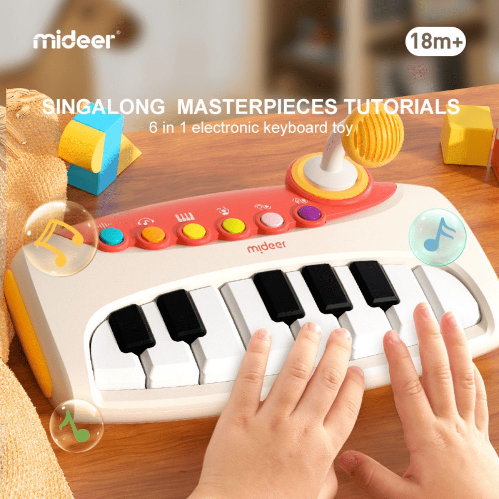 MiDeer 6-in-1 Electronic Keyboard Toy