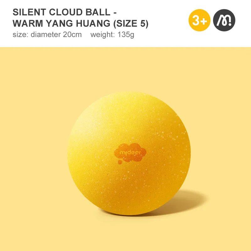 Mideer Quiet Fluffy Ball, Sunshine Yellow (20cm)