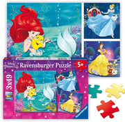 Ravensburger Disney Princess Puzzle 3 x 49 Pieces