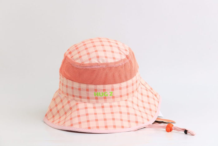 Reversible Kids' Sun Hat (Pink)