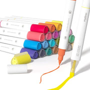 MiDeer Translucent Dual Tip Markers (24 Colours)