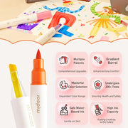 MiDeer Translucent Dual Tip Markers (24 Colours)