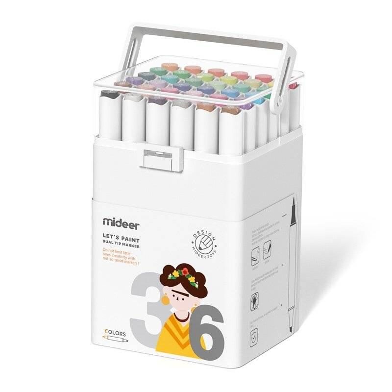 MiDeer Translucent Dual Tip Markers (36 Colours)