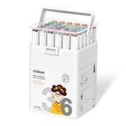 MiDeer Translucent Dual Tip Markers (36 Colours)