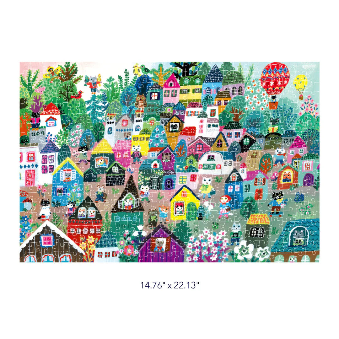 Mideer Artist Puzzle: Meowtopia (500 Pieces)