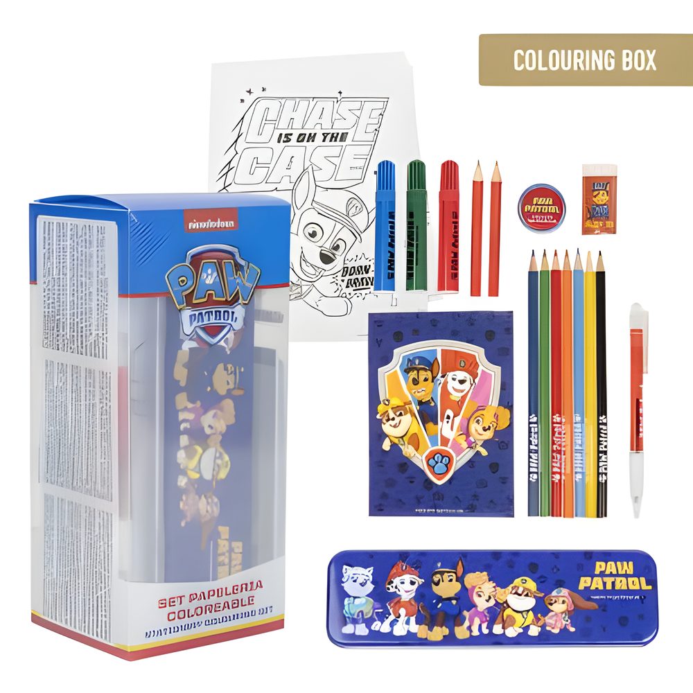 Paw Patrol Colouring Stationery Set Box