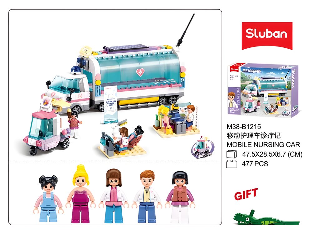 Sluban Metropolis Doctor Mobile Nursing Car