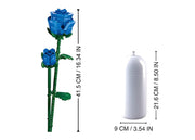 Sluban Pleyerid Blue Rose Building Blocks