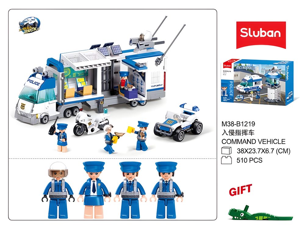 Sluban Metropolis Police Invasion Command Vehicle