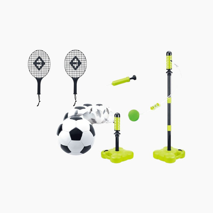 Aojie Sport 2 In 1 Combo Set (Swing Racket, Soccer Set)