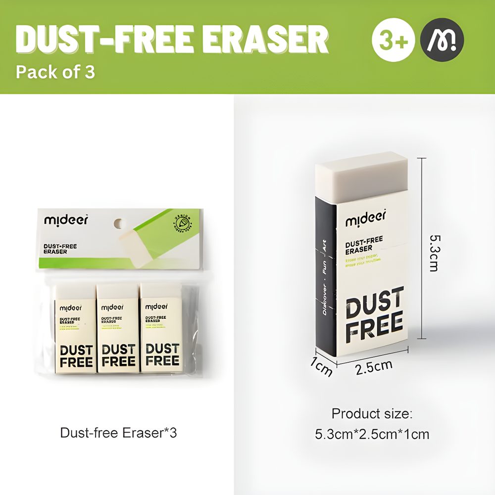 Mideer Dust Free Eraser Age 3+