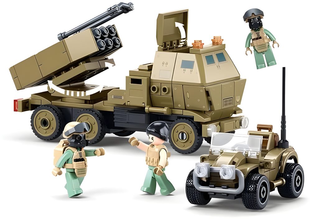 Sluban Army Operation Hunt and Eliminate Building Set