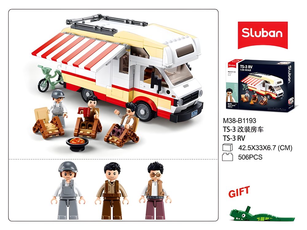 Sluban ModelBricks 1/35 TS-3 RV Building Set