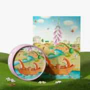 Mideer Pocket Series Puzzle Fish Also Like Flowers