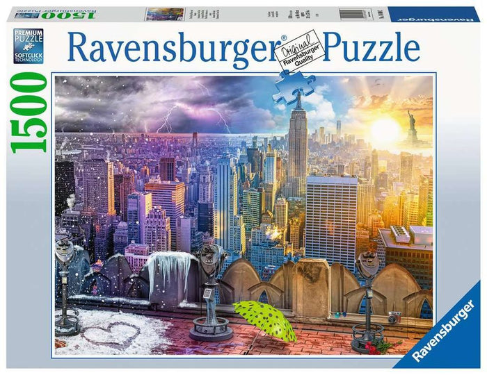 Ravensburger Winter in New York 1500 Piece Puzzle