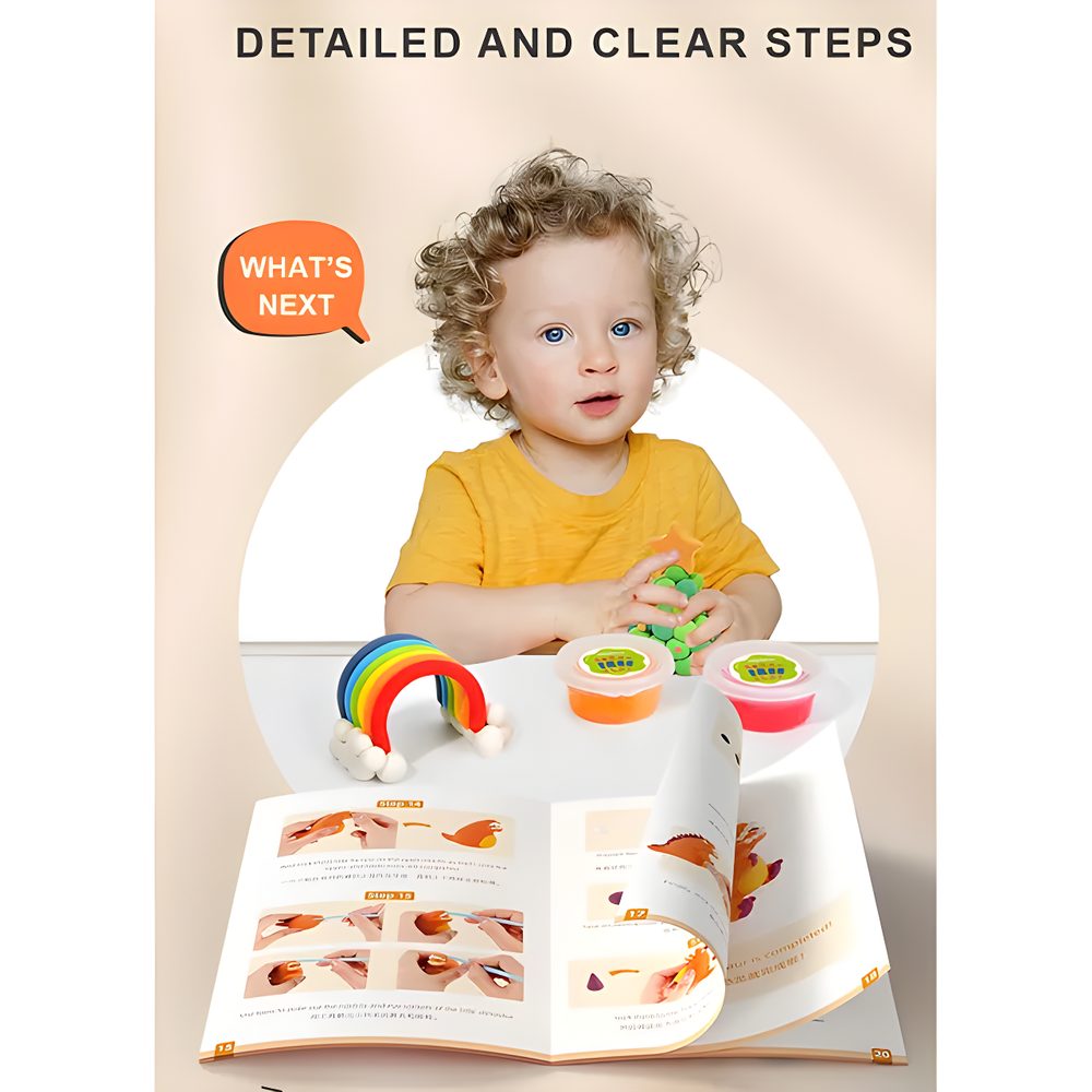 Mideer Borax Free Clay 6 Colours Age 3+