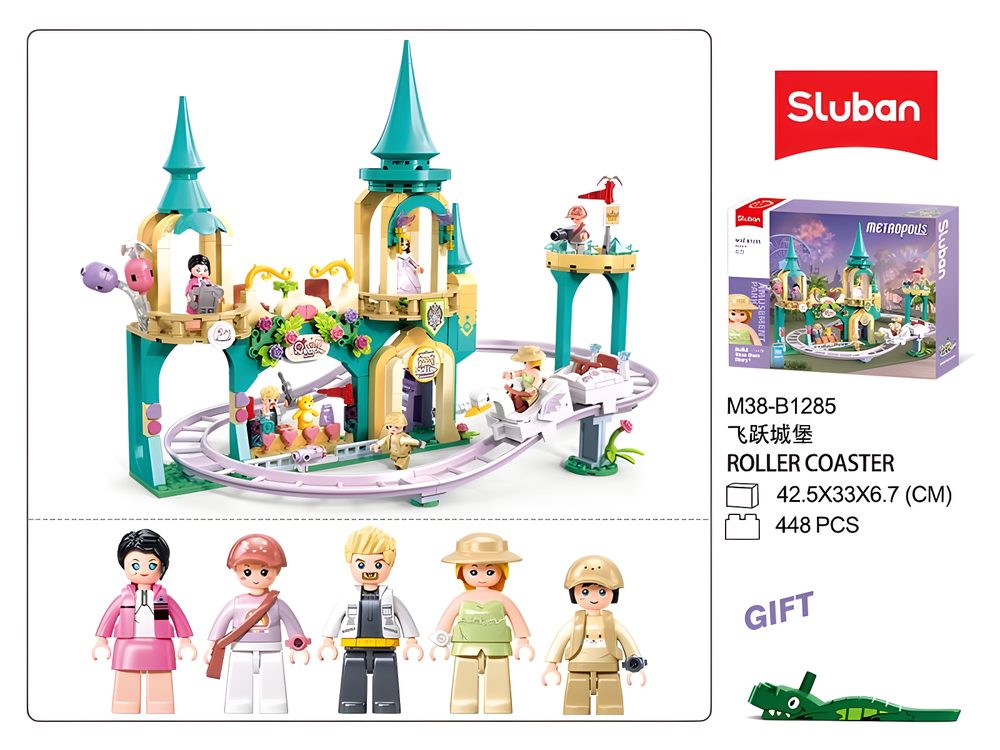 Sluban Metropolis Roller Coaster