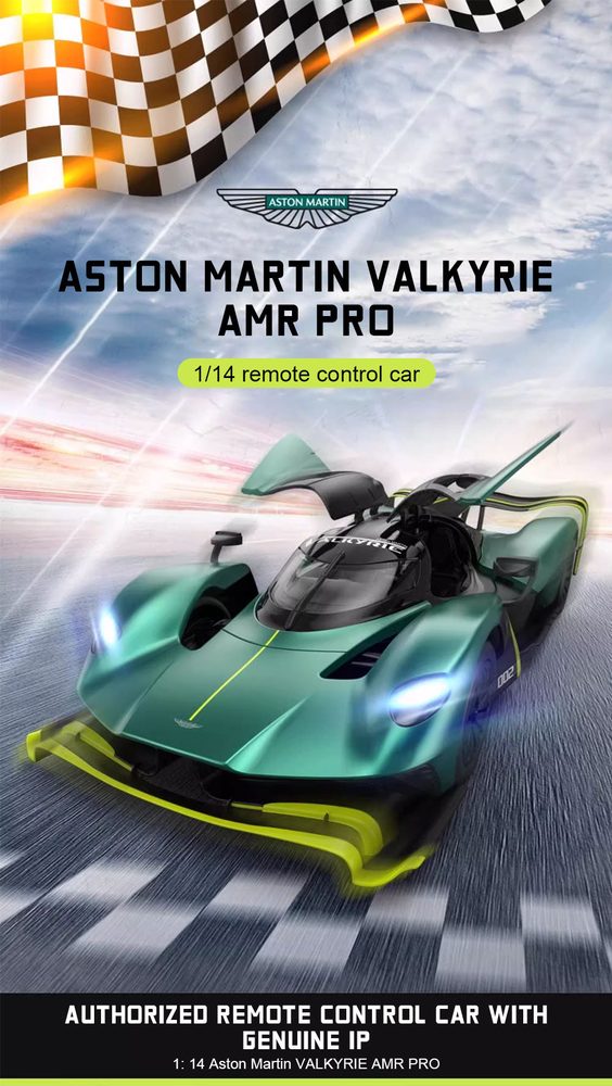 1:12 Maston Martin Valyrie Rechargeable Battery