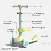 Mideer Kid Scooter Green Age 1+