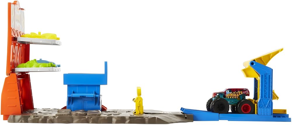 Hot Wheels Monster Trucks Blast Station Playset