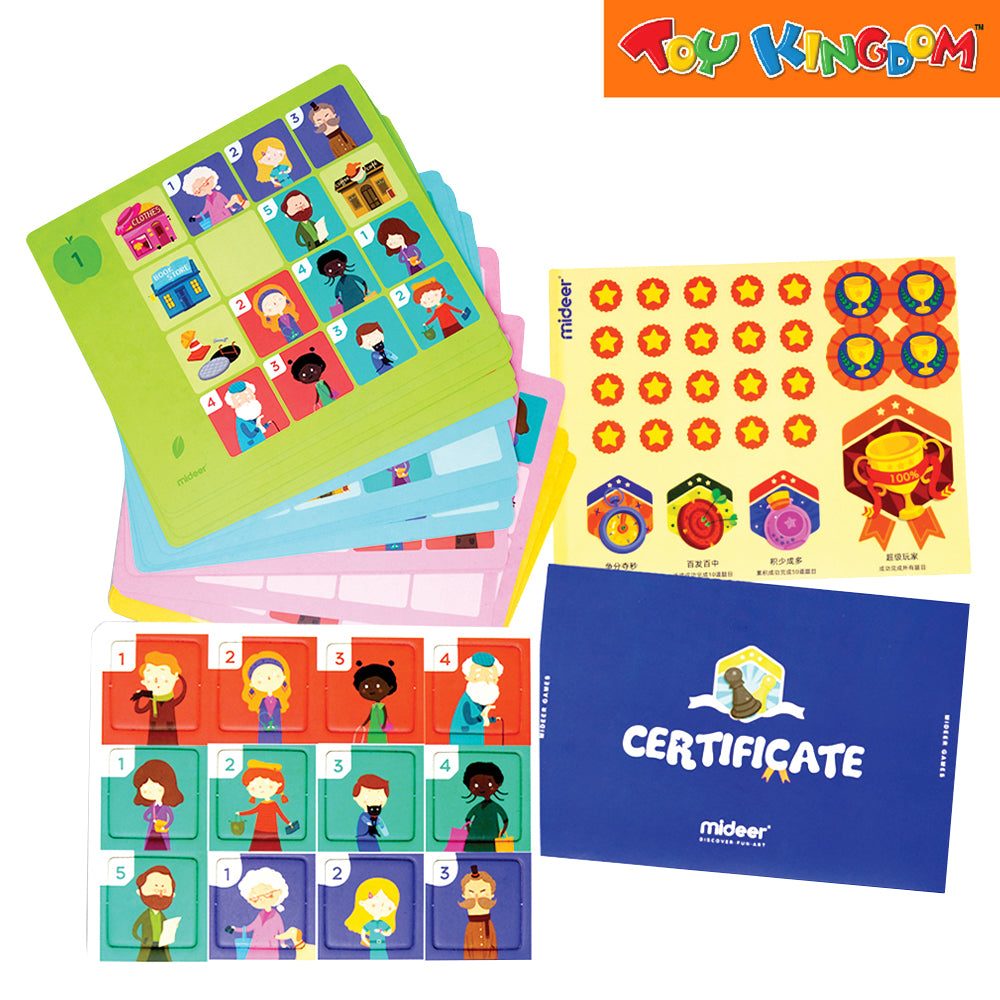 Mideer Line Up Please Board Game Age 5+