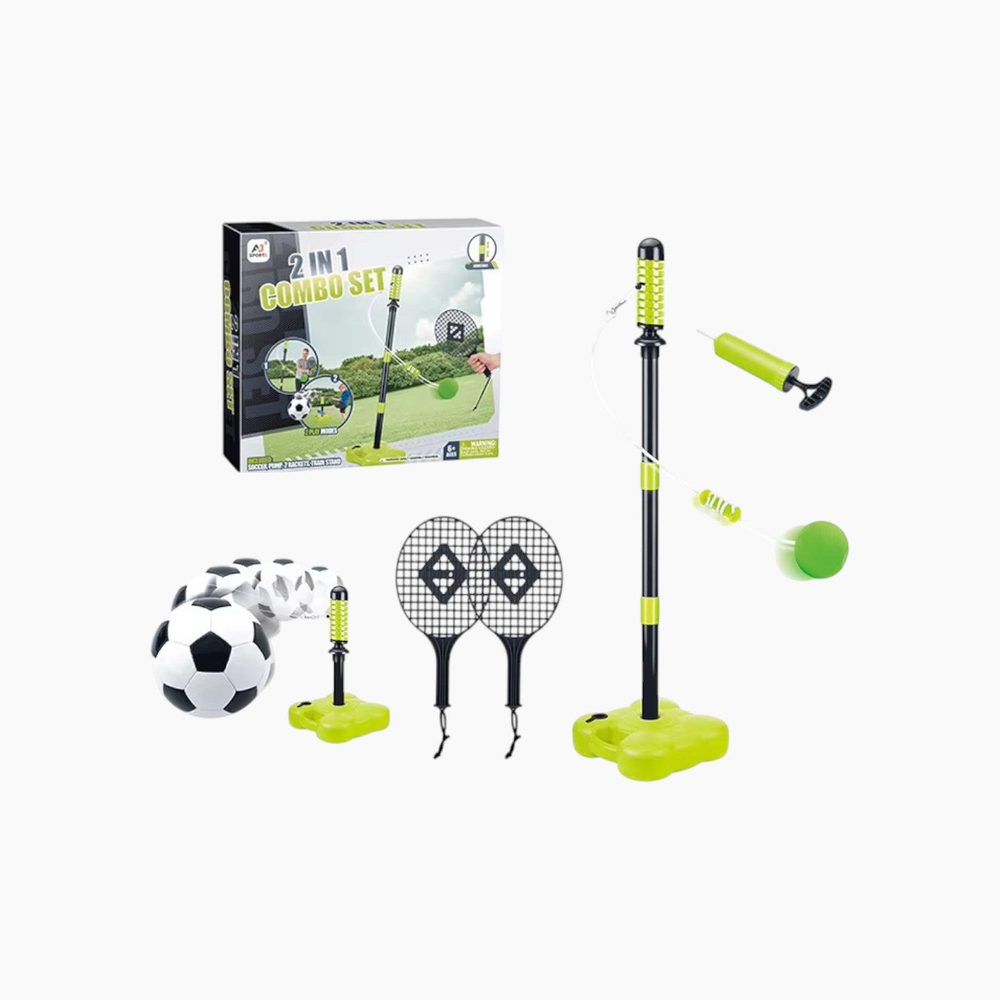 Aojie Sport 2 In 1 Combo Set (Swing Racket, Soccer Set)