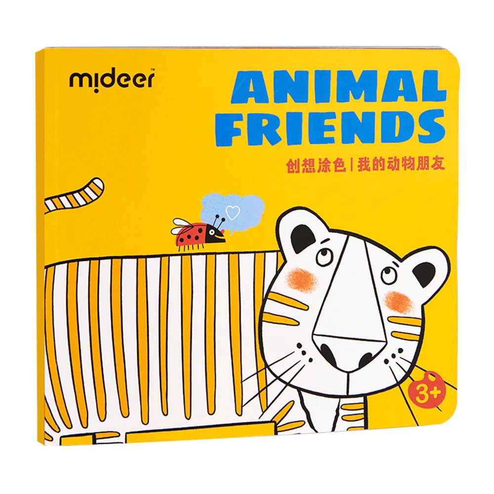 Mideer Colorful Life Coloring Book Age 3+