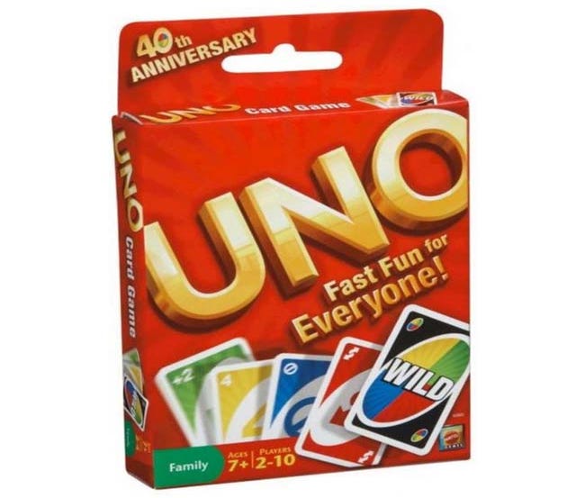 UNO Card Game Display