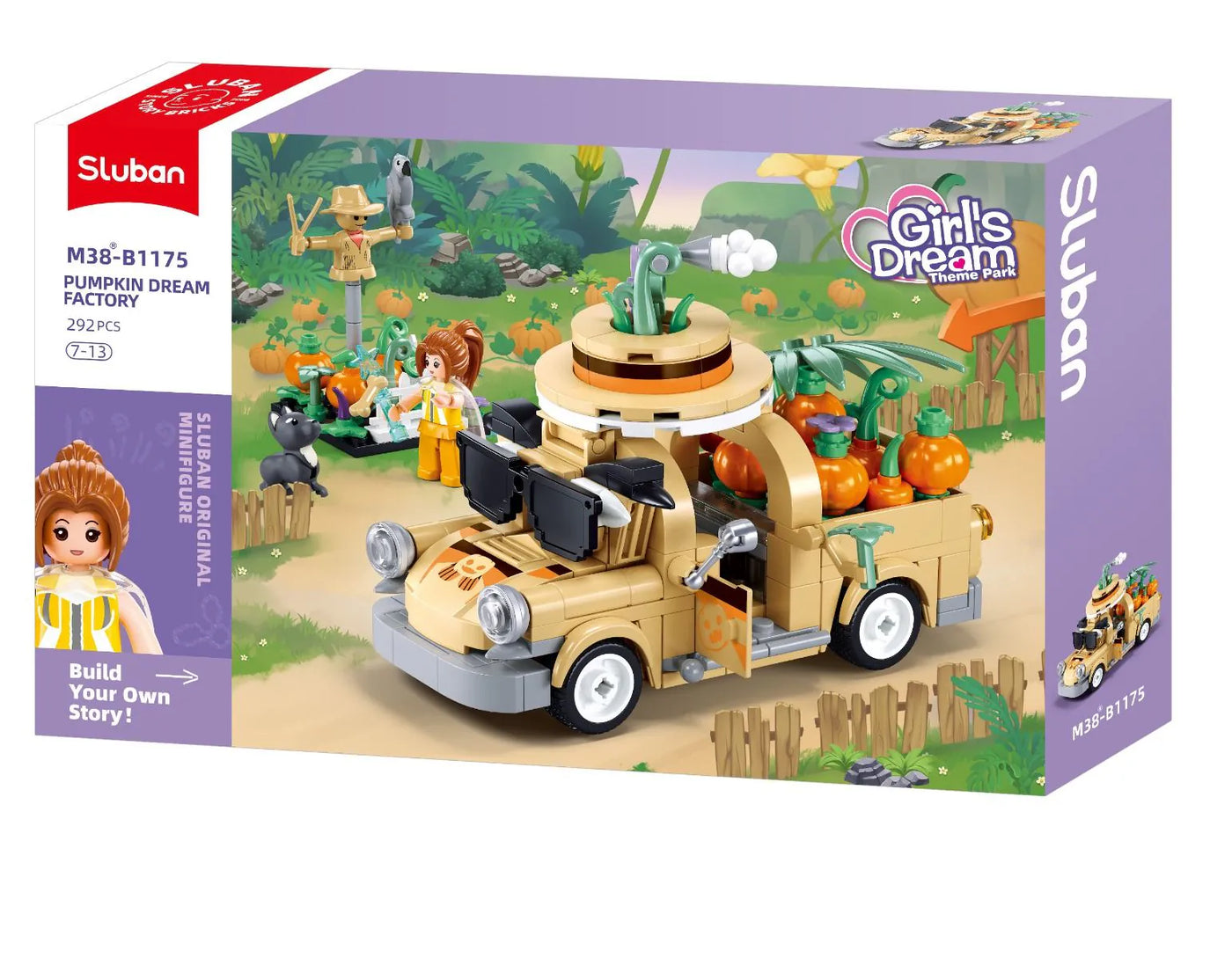 Sluban Girls Dream Fruit Truck (292 Pieces)