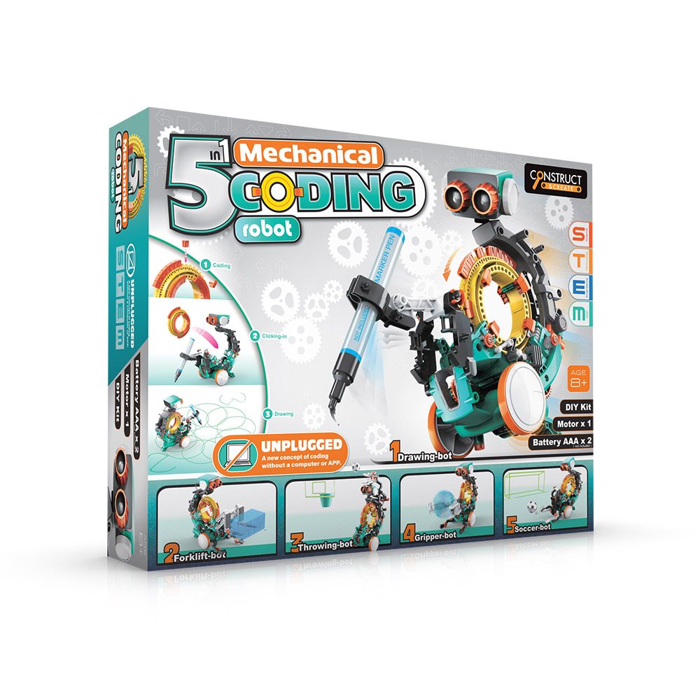 The Source 5 In 1 Mechanical Coding Robot