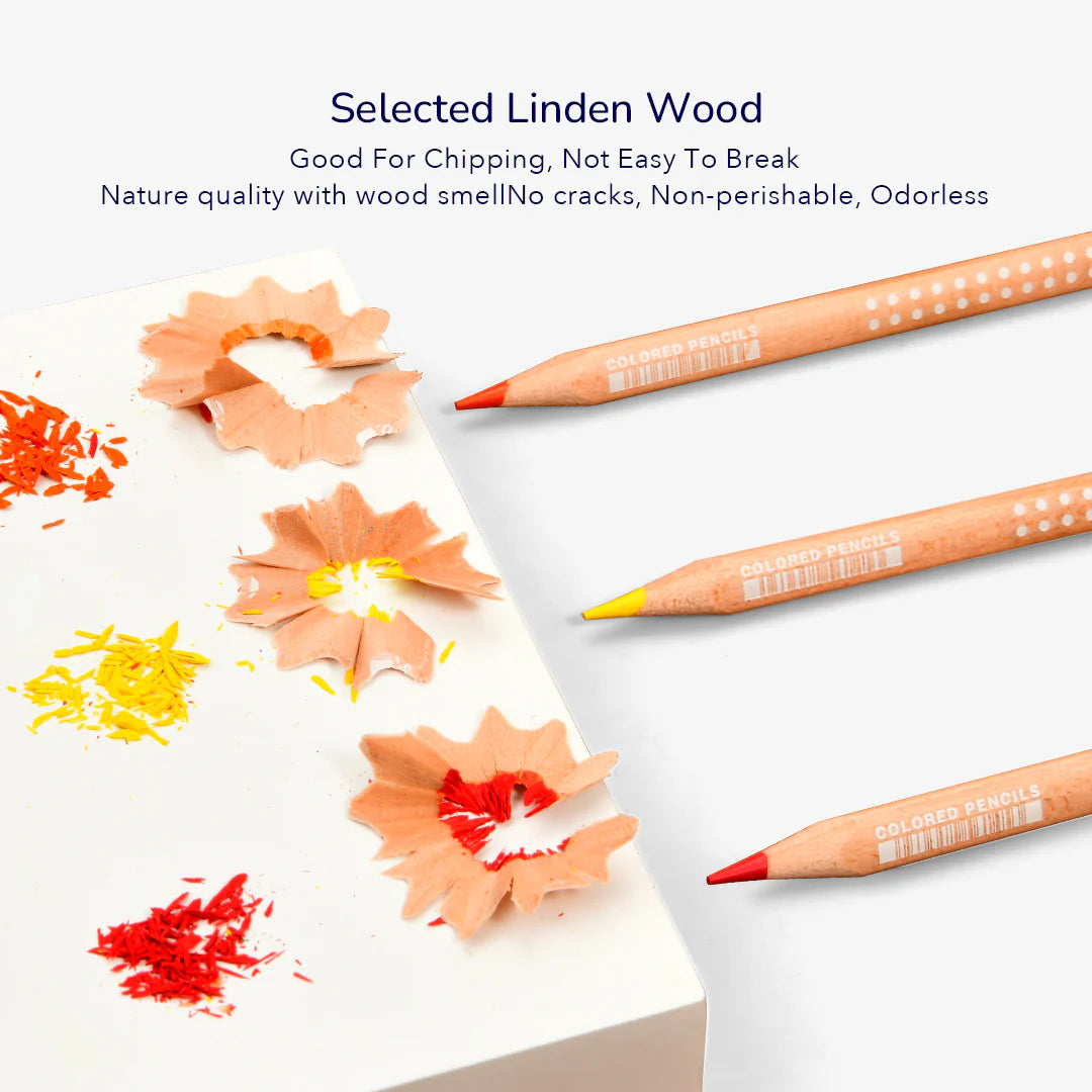 Mideer Vibrant Coloured Pencil Set - 48 Colours