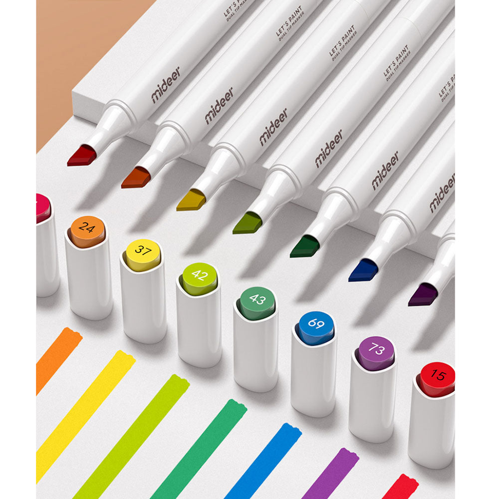 Mideer Dual Tip Markers (60 Colours)