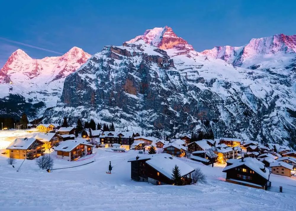 Berner Oberland, Mürren Puzzle 1000 Pieces