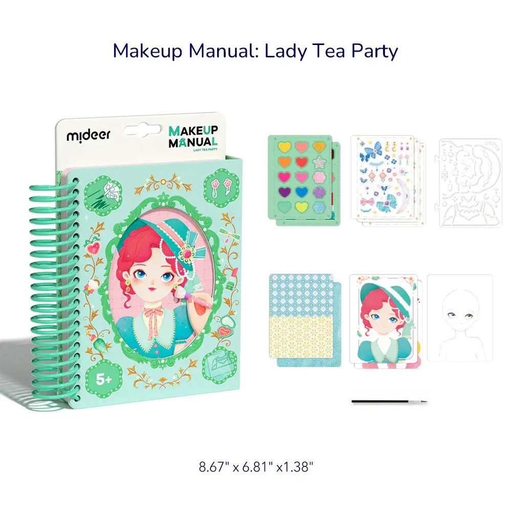 Mideer Make Up Manual Lady Tea Party Arts & Crafts Book