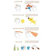 Mideer Finger Paint Paper - 15 Sheets - Age 3+