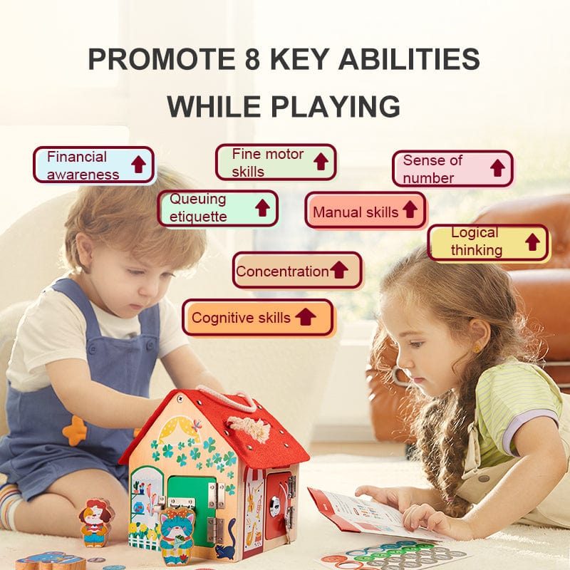 Mideer Lock Cabin Educational Toy Shopping & Math Game