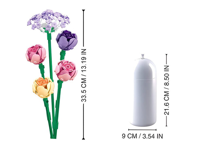 Sluban Pleyerid Peony Building Blocks