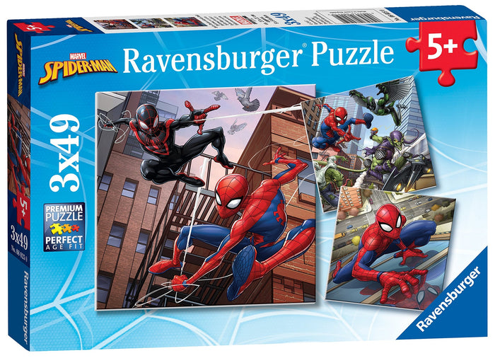 Spider-Man 3 x 49 Piece Jigsaw Puzzles