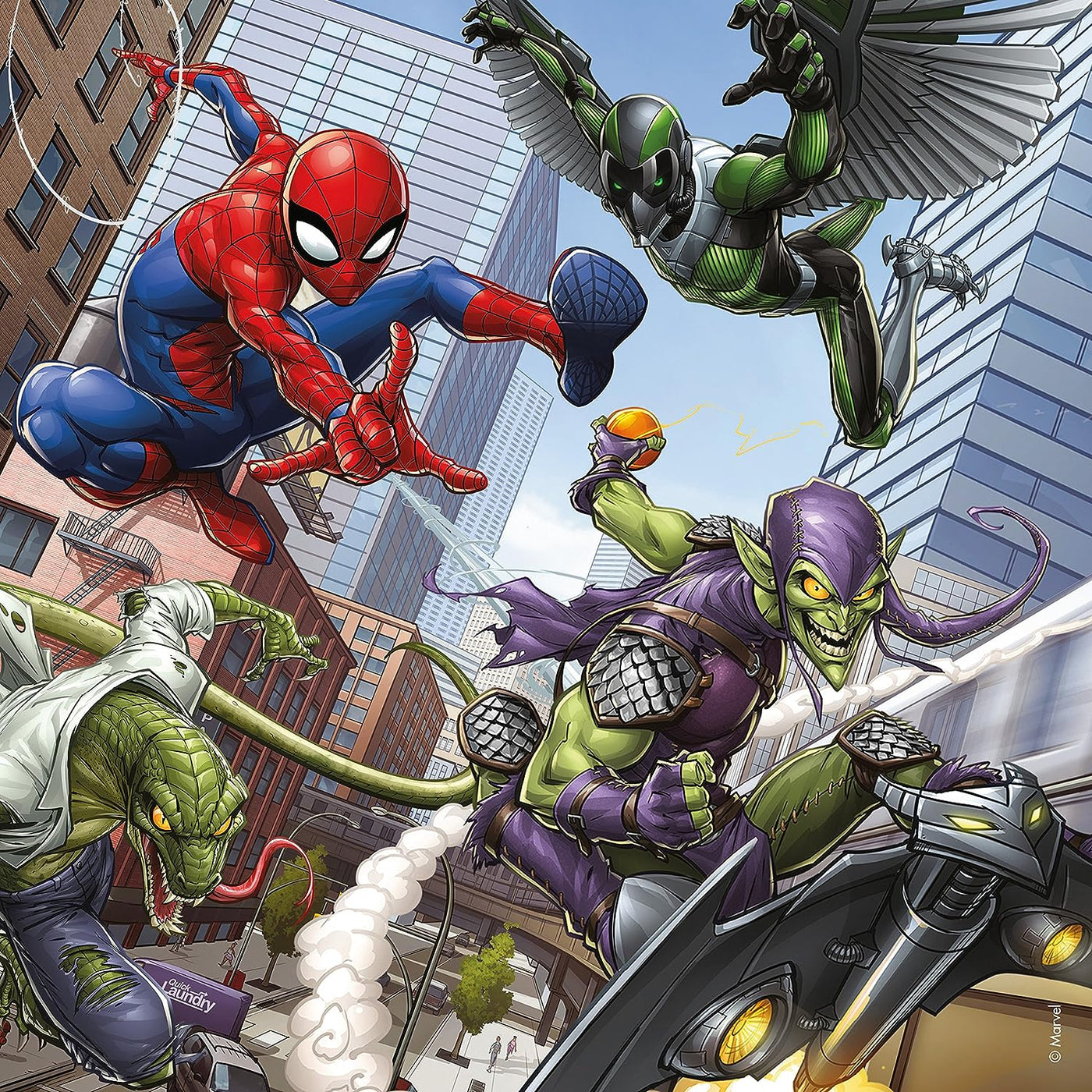 Spider-Man 3 x 49 Piece Jigsaw Puzzles