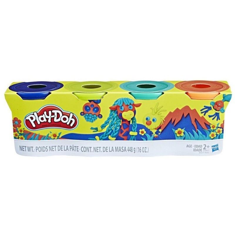 Play-Doh Wild Colour Set (4 Cans)
