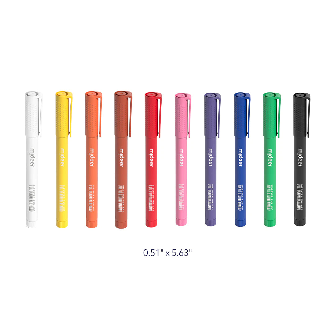 Mideer Versatile Paint Marker Set - 10 Colours