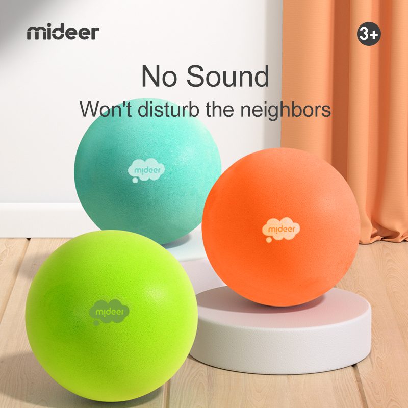 Mideer Quiet Fluffy Ball - Grass Green - 24cm