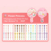 Mideer Magic Mirror Theme Nail Stickers Flower Princess