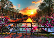 Ravensburger Bicycles in Amsterdam 1000 Piece Puzzle