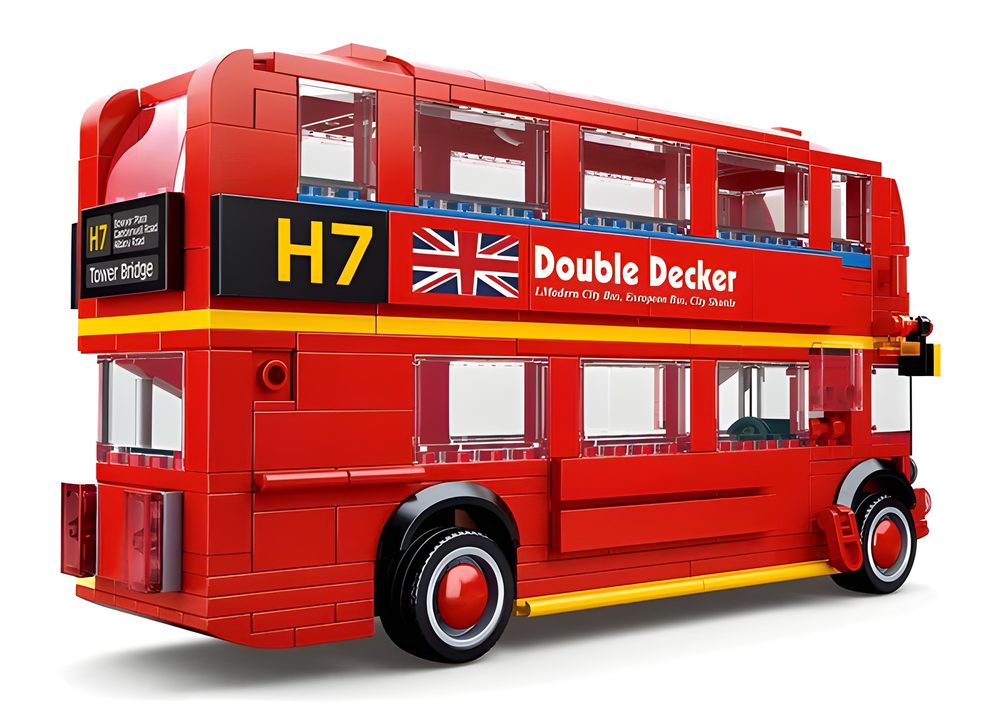 Sluban London Bus Model Bricks Set