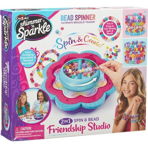 Shimmer 'n Sparkle 2-in-1 Spin & Bead Friendship Studio