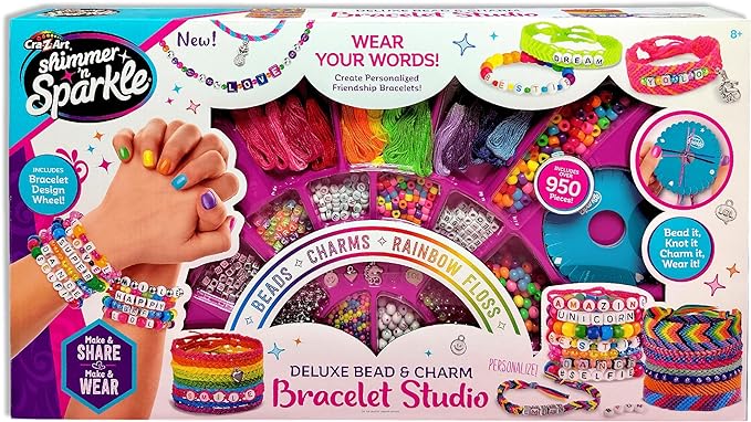 Shimmer 'n Sparkle Deluxe Bead & Charm Bracelet Studio